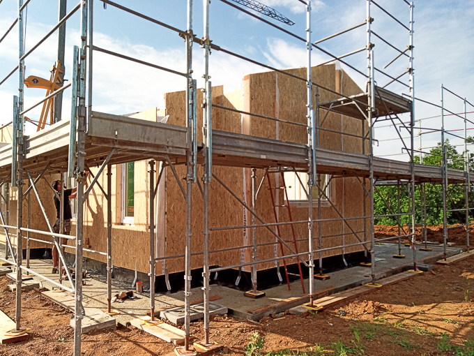 Casa prefabbricata Ecodimora - cantieri