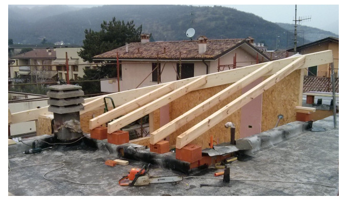 Ecodimora : ampliamento edificio esistente Brescia. Cantiere