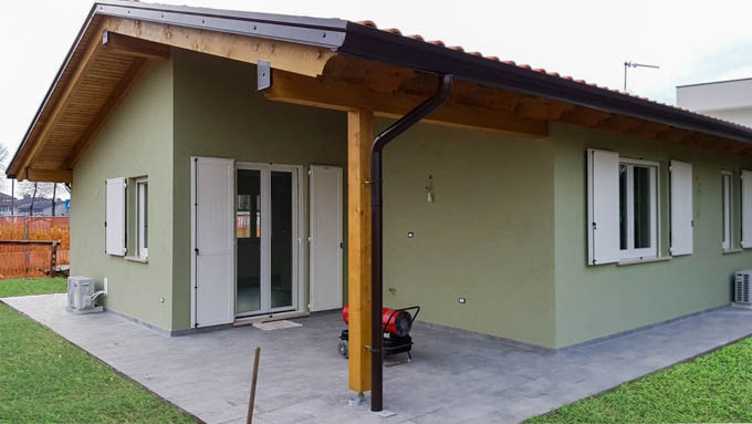 Casa prefabbricata Ecodimora - cantieri