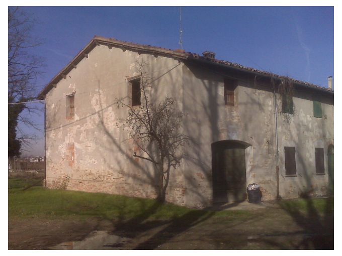 casa prefabbricata in legno bifamiliare Ecodimora a Ravenna : situazione preesistente