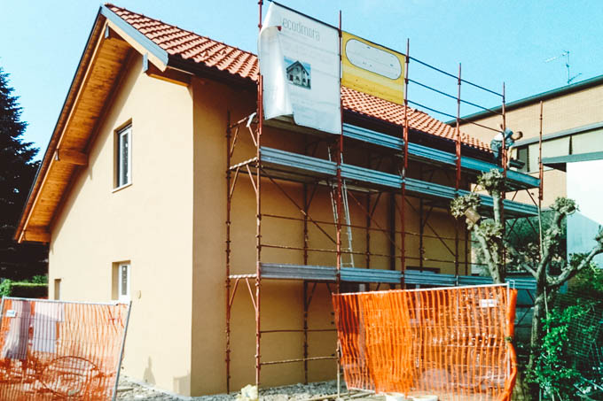 Casa prefabbricata Ecodimora - cantieri