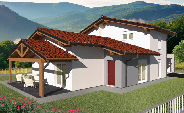 Casa prefabbricata Ecodimora Bergamo Ciserano
