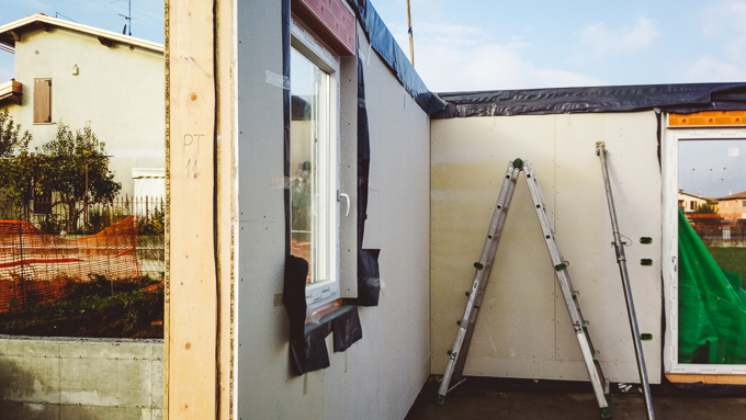 Casa prefabbricata Ecodimora - cantieri