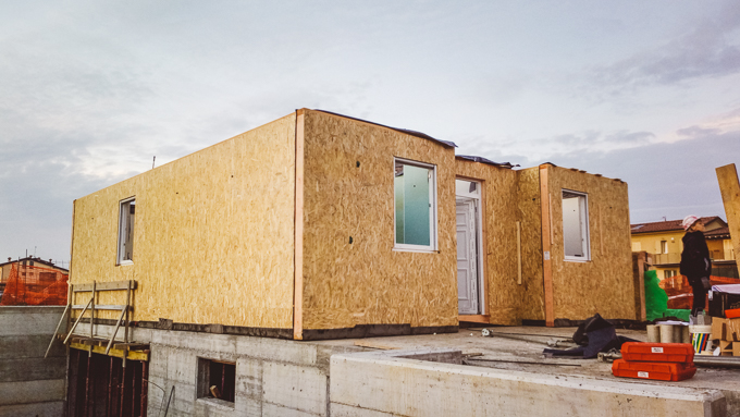 Casa prefabbricata Ecodimora - cantieri