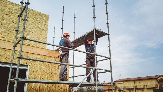 Casa prefabbricata Ecodimora - cantieri