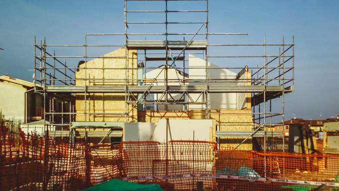 Casa prefabbricata Ecodimora - cantieri