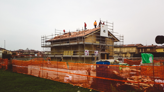 Casa prefabbricata Ecodimora - cantieri