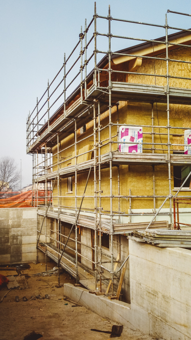 Casa prefabbricata Ecodimora - cantieri