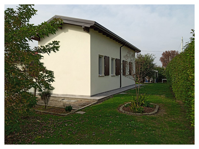 Casa prefabbricata Ecodimora a Ferrara Fossanova S. Biagio