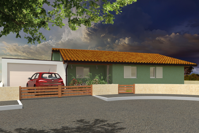 Casa prefabbricata in legno a Gottolengo (BS)