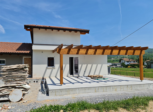 Casa prefabbricata Ecodimora Bagnasco Cuneo