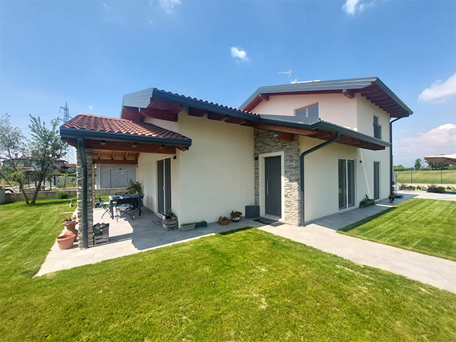 Casa prefabbricata Ecodimora a Bergamo finiture
