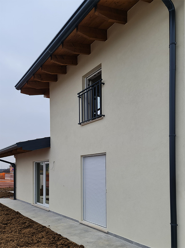 Casa prefabbricata Ecodimora a Ciserano Bergamo