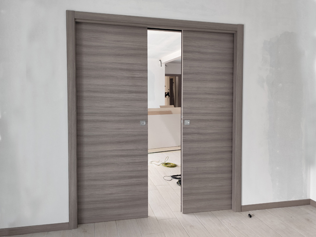 Casa prefabbricata Ecodimora a Flero Brescia posa porte