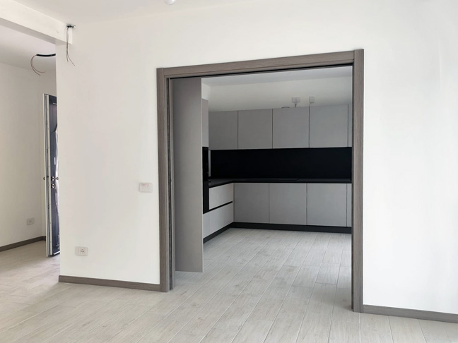Casa prefabbricata Ecodimora a Flero Brescia posa porte