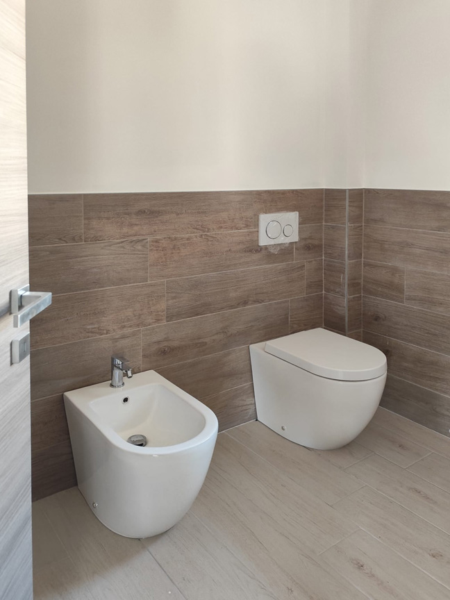 Casa prefabbricata Ecodimora a Flero Brescia fornitura sanitari