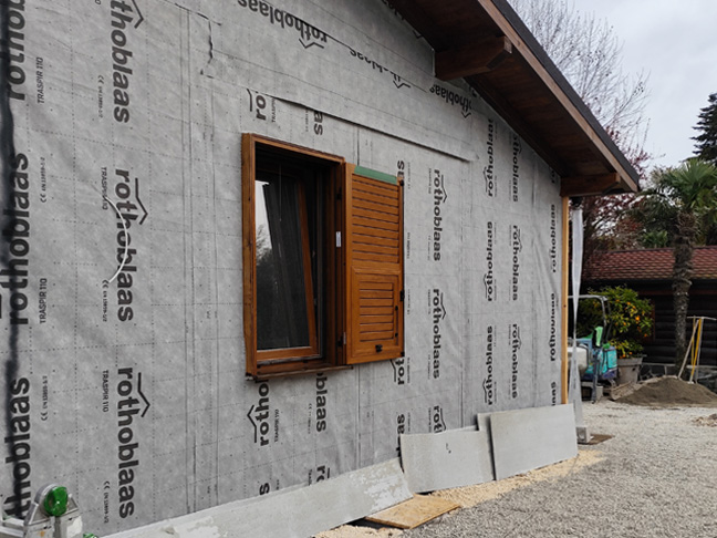 Edificio prefabbricato in legno Ecodimora a San Felice del Benaco Brescia