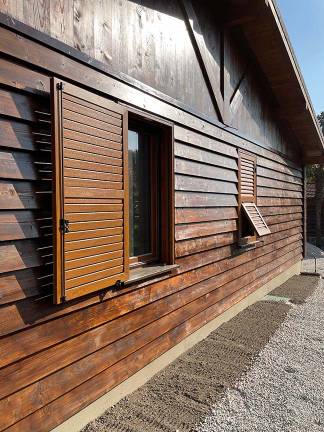 Edificio prefabbricato in legno Ecodimora a San Felice del Benaco Brescia
