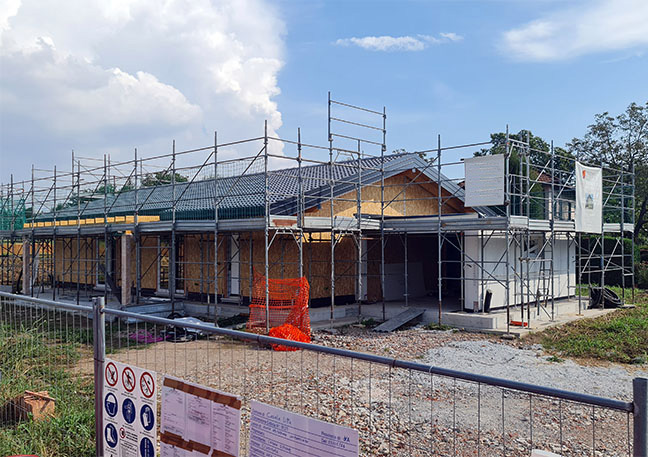 Casa prefabbricata Ecodimora a Casale Litta Varese