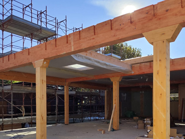 Edificio prefabbricato in legno Ecodimora a San Felice del Benaco Brescia