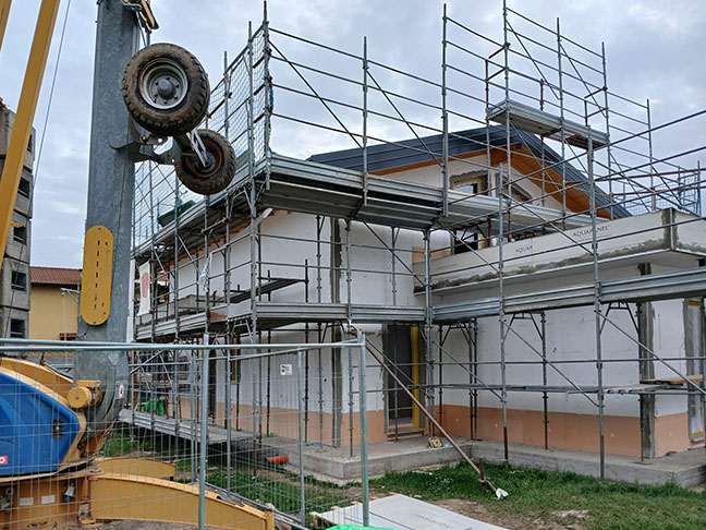 Casa prefabbricata Ecodimora a Casorezzo Milano cappotto