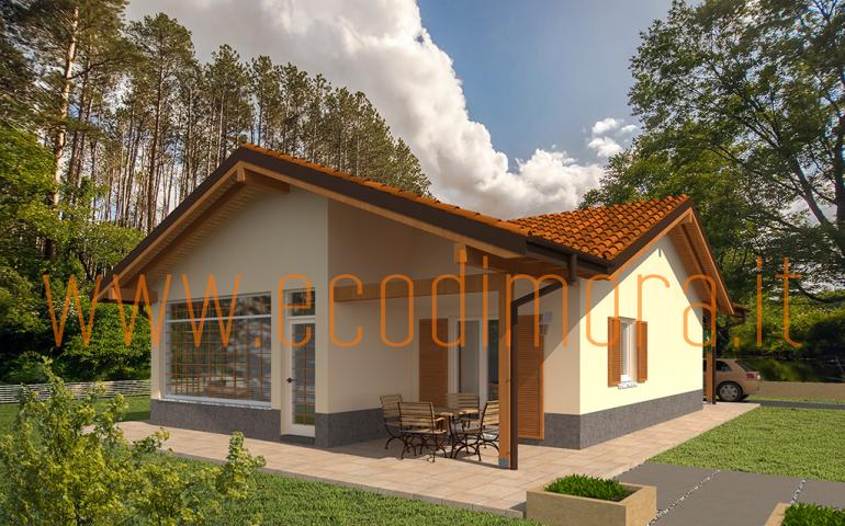 Case prefabbricate in legno Ecodimora: Easy 96