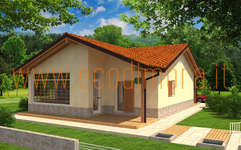 Case prefabbricate in legno Ecodimora: Easy 108