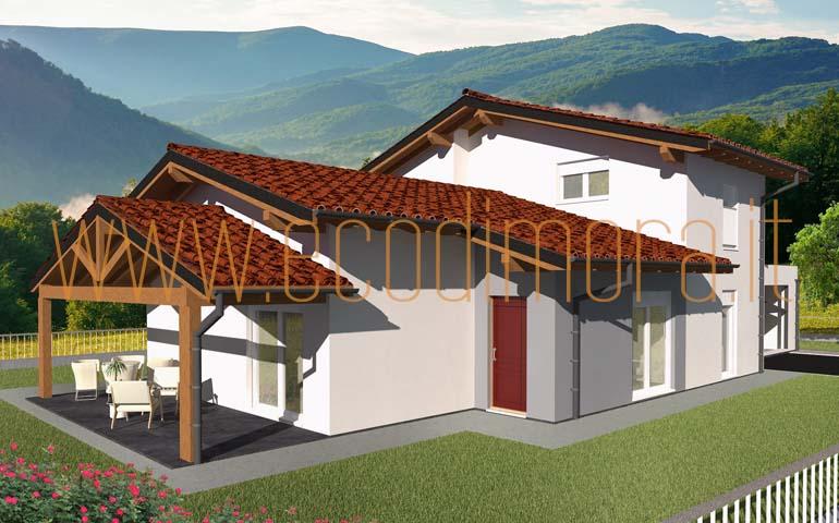 Casa prefabbricata in legno Ecodimora LIVING 165