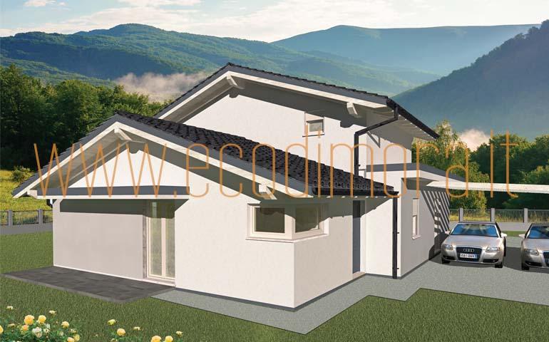 Case prefabbricate in legno Ecodimora: Living 169