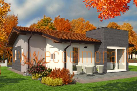 Casa prefabbricata in legno EASY 78