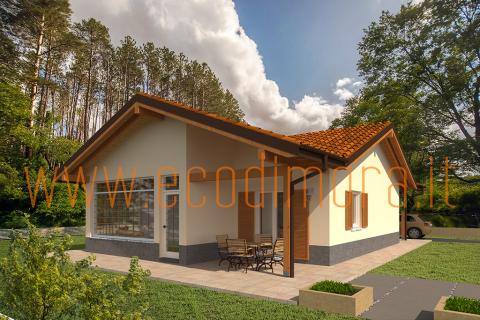 Case prefabbricate in legno Ecodimora: Easy 96