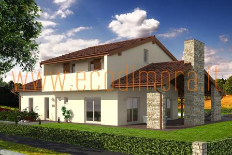 Case prefabbricate in legno Ecodimora: Living 210